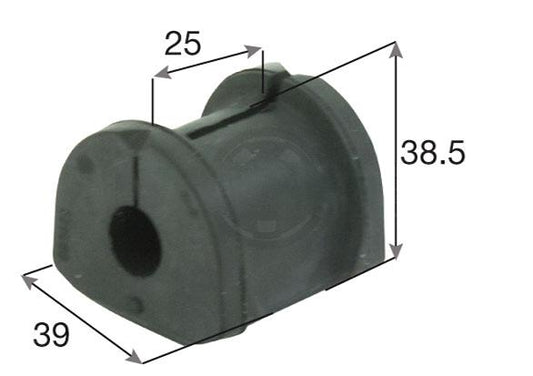 REAR SWAY BAR MOUNT BUSH PAIR SUBARU LEGACY FORESTER EXIGA IMPREZA - 35I028