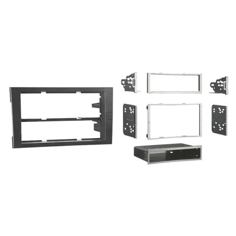 Metra 95-8405B Black Dash Kit for 2002-2008 Audi A4/S4/RS4 (B6/B7) | Single/Double DIN Installation