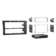 Metra 95-8405B Black Dash Kit for 2002-2008 Audi A4/S4/RS4 (B6/B7) | Single/Double DIN Installation