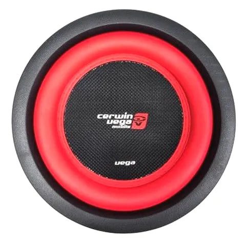 Cerwin-Vega Vega Series 8" Dual 4-Ohm Subwoofer | 250W RMS Compact Bass Driver (2Ω / 8Ω Configurable)