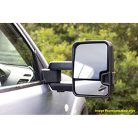 Towing Mirrors to suit Nissan Pathfinder & Navara, Black Pair DT-TM2005EBS