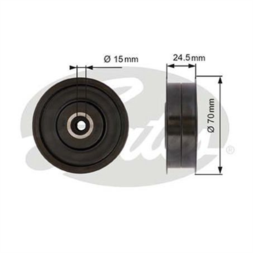 GATES DRIVE BELT IDLER PULLEY 36372