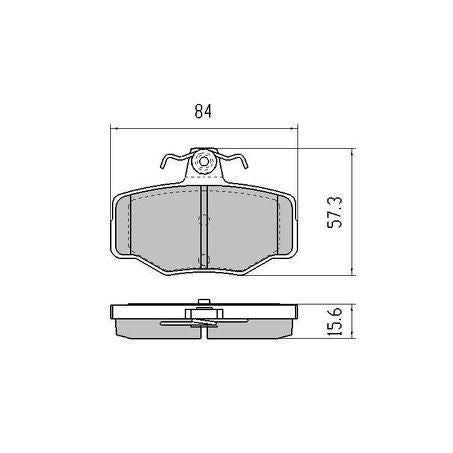 RDA BRAKES RDA Phantom Ceramic Brake Pad Set RDC1966