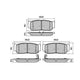RDA BRAKES RDA GP Max General Purpose Low Metallic Brake Pad Set RDB1673
