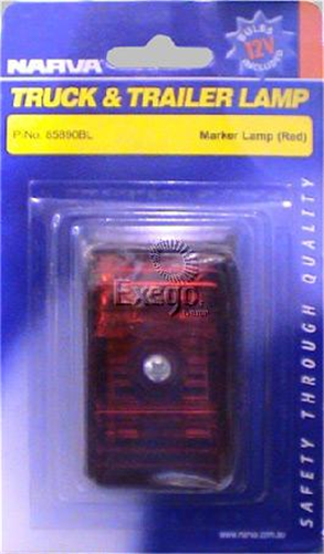 Narva Rear Marker Light Red Incandescent