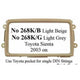 Metra 95-8232G Light Grey Dash Kit for 2003+ Toyota Sienta