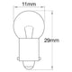 Narva Bayonet BA9s Globe 12V 6W