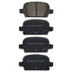 RDA GP MAX LOW METALLIC BRAKE PAD SET HOLDEN BARINA TIGRA OPEL RDB1472