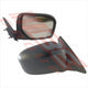 Mitsubishi DOOR MIRROR - L/H - MANUAL - BLACK - MITSUBISHI TRITON L200 2005