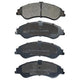 RDA GP MAX LOW METALLIC BRAKE PAD SET FORD RDB1375