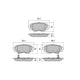 RDA PHANTOM CERAMIC BRAKE PAD SET MAZDA RDC2233