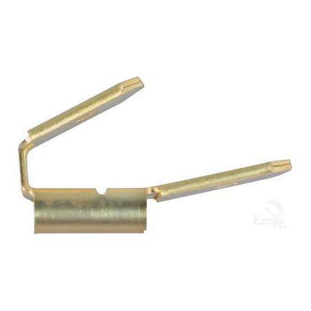 Narva Crimp Terminal 2-Way Male/Female Connector Tin Terminal Entry 6.3 X 0.8Mm 100Pk 56128