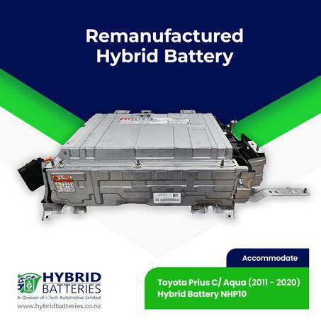 HYBRID BATTERIES NZ Prius C/Aqua (NHP10) Hybrid High Voltage Traction Battery - 6M Warranty - Remanufactured NHP10/06/RMF
