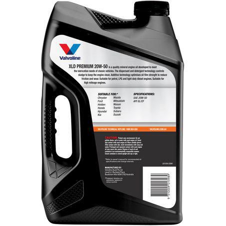 Valvoline XLD Premium 20W-50 Engine Oil 5L 1054.05