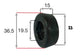 PANHARD ROD BUSHING DIFF END HALF BUSHES 2REQ SUITS TOYOTA HIACE KZH10# RZH10# LH100 - 37H168