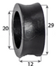 REAR PANHARD ROD SPACER BUSHING DIFF END SUITS TOYOTA HIACE KZH10# RZH10# LH100 - 37H313
