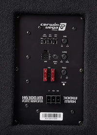 Cerwin-Vega 12" Slim Active Subwoofer Box | 400W Powered All-in-One Bass