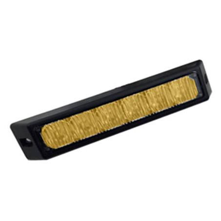 CAPITAL LED EMERGENCY FLASHER 10-30V AMBERAMBER 3x3Watt Leds, 18 flash patterns 6inchL x 1.5inchW x1.1inchH E9 rated SM30731AMBER