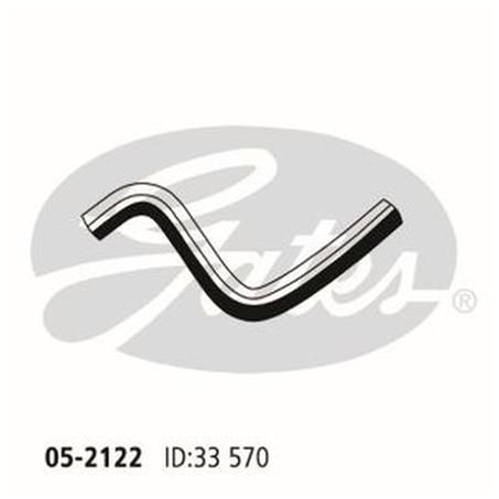 Gates Radiator Hose Upper 05-2122