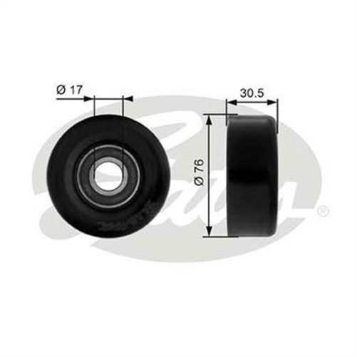 Gates DRIVE BELT PULLY IDLER 76 x 17 x 30.5MM 38041