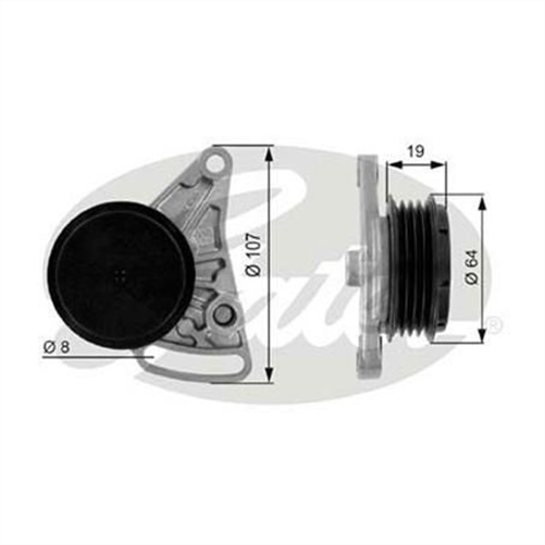 GATES DRIVE BELT IDLER PULLEY ASSY 38068