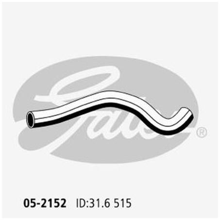 GATES RADIATOR HOSE LOWER 05-2152