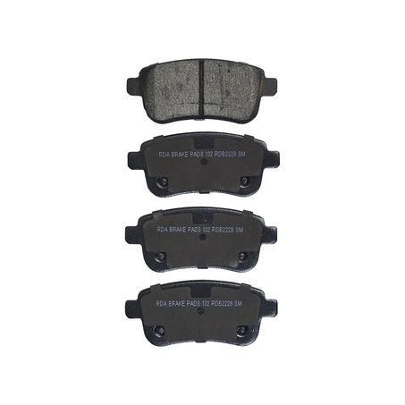 RDA BRAKES RDA GP Max General Purpose Low Metallic Brake Pad Set RDB2228