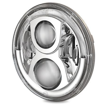 HELLA LED Heavy Duty Lamp 7inch Hi/Low/Prk/Drl 1058LED