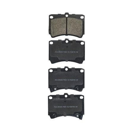 RDA GP MAX LOW METALLIC BRAKE PAD SET FORD KIA RIO MAZDA RDB1158