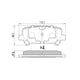 RDA BRAKES RDA GP Max General Purpose Low Metallic Brake Pad Set RDB2263