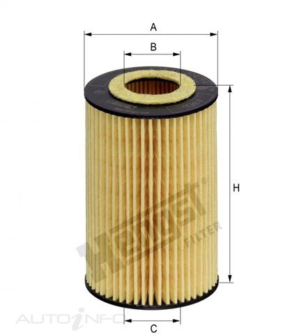 HENGST OIL FILTER AUDI S4 S5 A6 Q7 65*27*105 CARTRIDGE - E237HD331