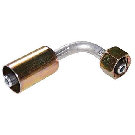 Atco Aluminium Fitting # 6 FOR - Beadlock #6 90° BLX1321