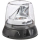 Narva 12/24V Amber / Green, Dual Colour Optimax LED Beacon -  Flange Base, Clear Lens 85660AG