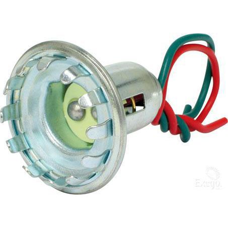 OEX Globe Holder BA15d Push Lock Pre Wired - 1 Pce ACX2458BL