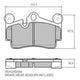 RDA PHANTOM CERAMIC BRAKE PAD SET AUDI PORSCHE VOLKSWAGEN RDC2020