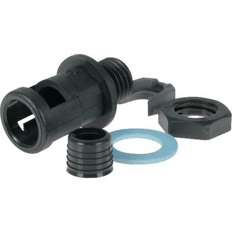 OEX Convoluted Tubing Fitting Straight Suit Tube Size 10mm