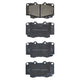 RDA GP MAX LOW METALLIC BRAKE PAD SET TOYOTA HILUX RDB1987