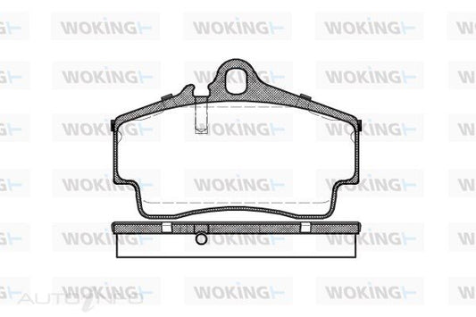 BRAKE PADS REAR PORSCHE CAYMAN BREMBO - P7543.00