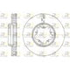 FRONT BRAKE DISC ROTOR FORD TRANSIT 12>DR9916V-RH