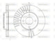 BRAKE DISC FRONT NISSAN NOTE E12 260MM  D61467.10