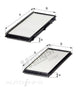 HENGST CABIN FILTER MAZDA 3 AXELA 09> 251*104*17 RCA232P - E3928LI-2