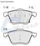 CPLUS DISC BRAKE PAD SET FRONT MAZDA ATENZA 6 06> - DB9094CP