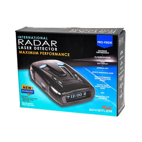 Whistler PRO93GXi Radar Detector – Advanced Detection Technology