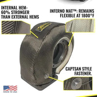 Heatshield Lava Turbo Cover T6 – High-Temperature Turbocharger Heat Protection
