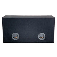 Universal Dual 10" Vented Subwoofer Enclosure | Black Carpet