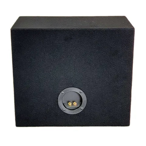 12" Single Subwoofer Box | Sealed Car Audio Sub Enclosure Black Carpet Finish