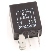 OEX Micro Relay 24V Change Over 25/10A - Resistor Protected