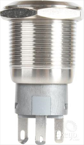 OEX Push Button Switch On/Off SPST 12V Red Illuminated (Contacts Rated 5A