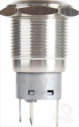 OEX Push Button Switch On/Off SPST 12V Red Illuminated (Contacts Rated 5A