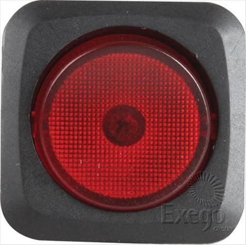 Rocker Switch On/Off SPST 12V Red Illuminated (Contacts Rated 25A @ 12 ACX3765BL